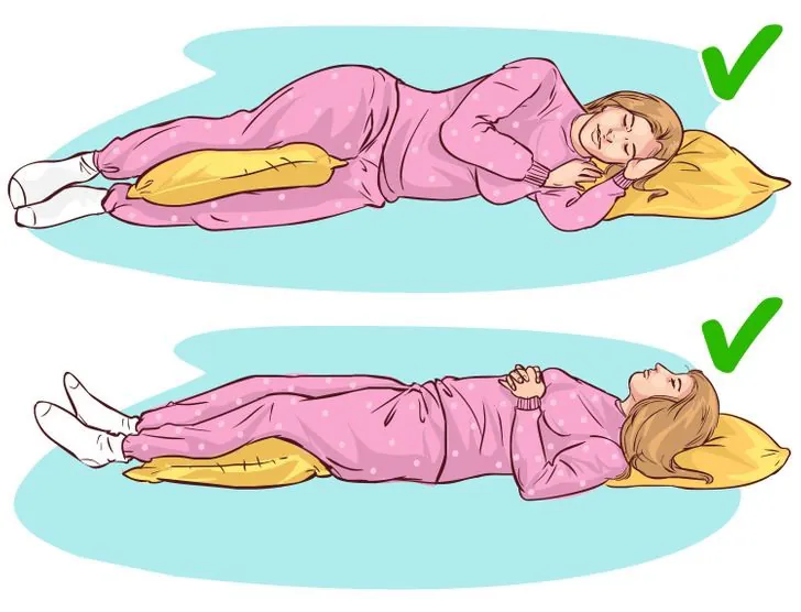Lời khuyên bác sĩ: Tư thế ngủ nào tốt nhất để bảo vệ cột sống và khớp gối 2 Đừng quên thay đổi bên ngủ thường xuyên để tránh gây mất cân bằng cho cột sống và cơ thể.